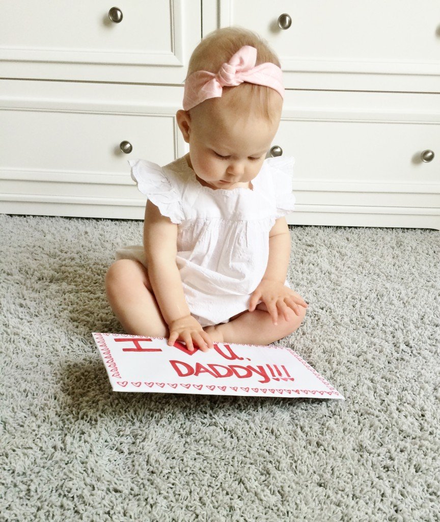 A quick Father's Day message from Harper to her dad...