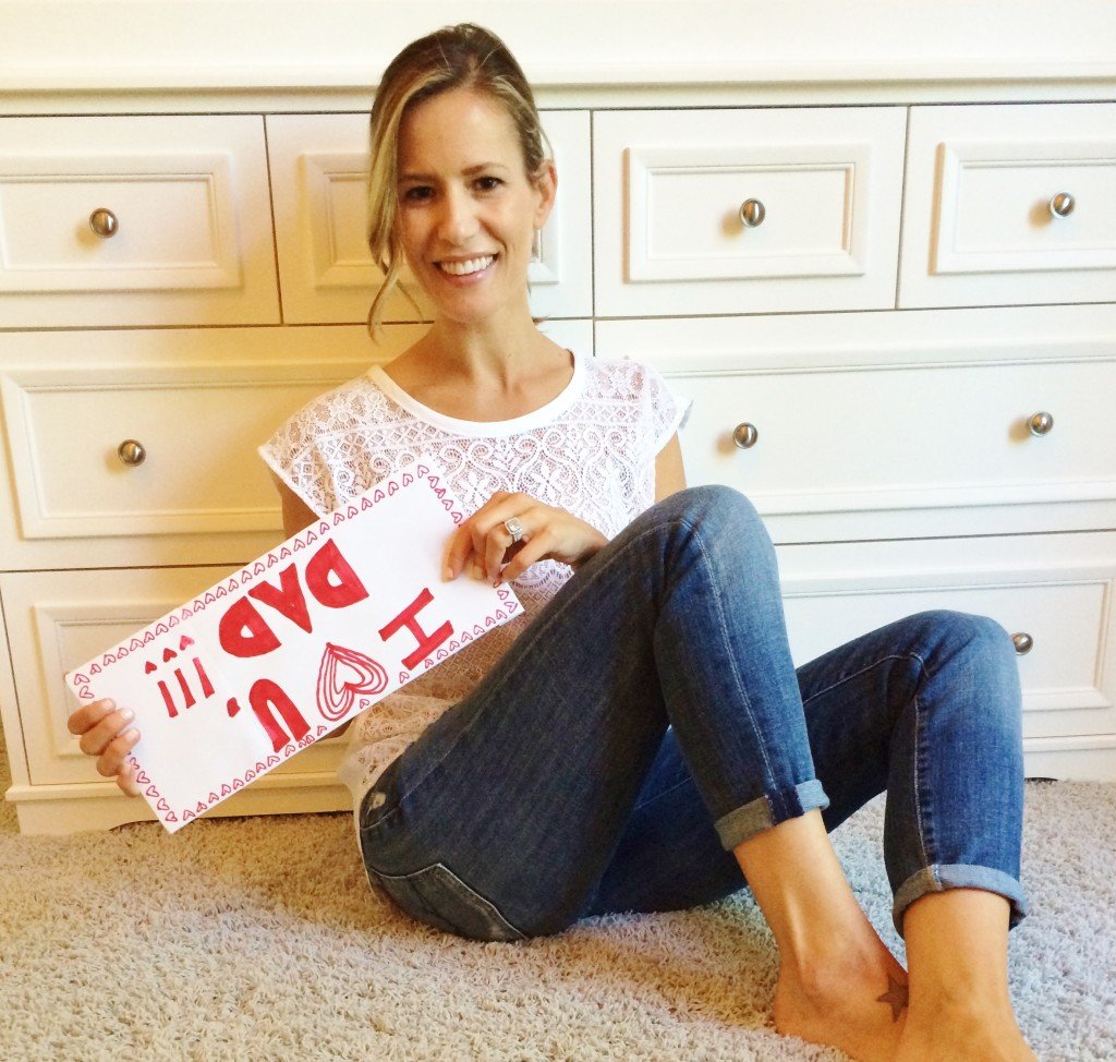A quick Father's Day message from Harper to her dad...