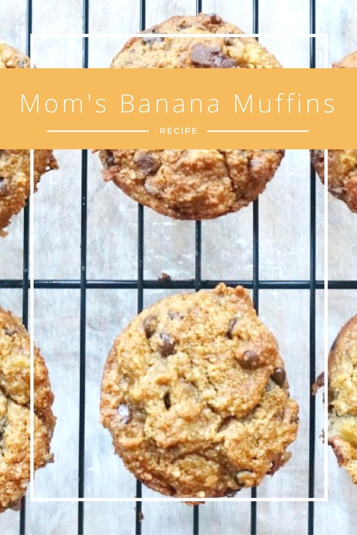 Banana chocolate chip muffins