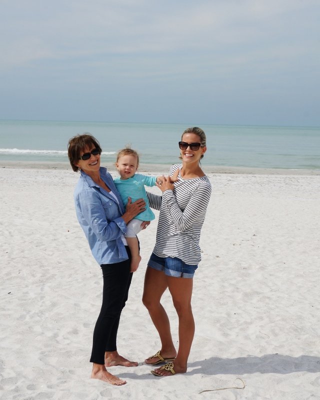 Family photos on the beach