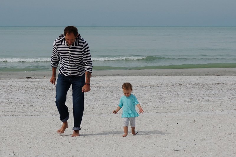 Family photos on the beach
