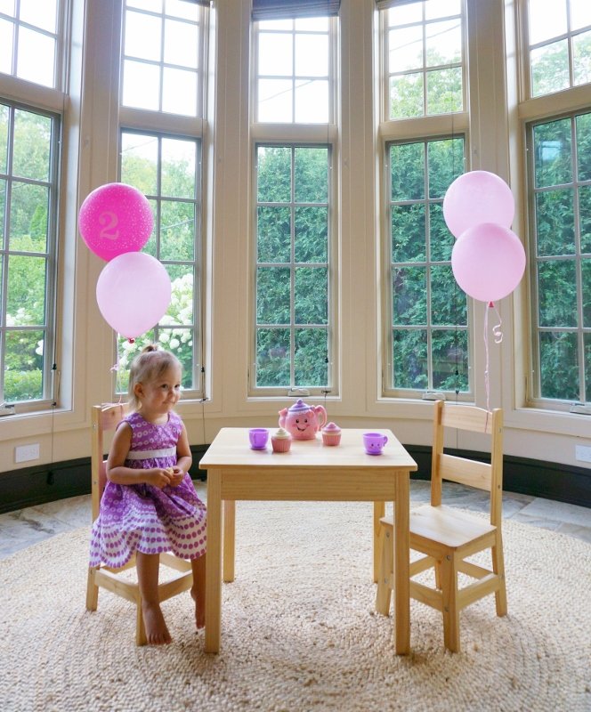 Tea party with my oldest baby girl