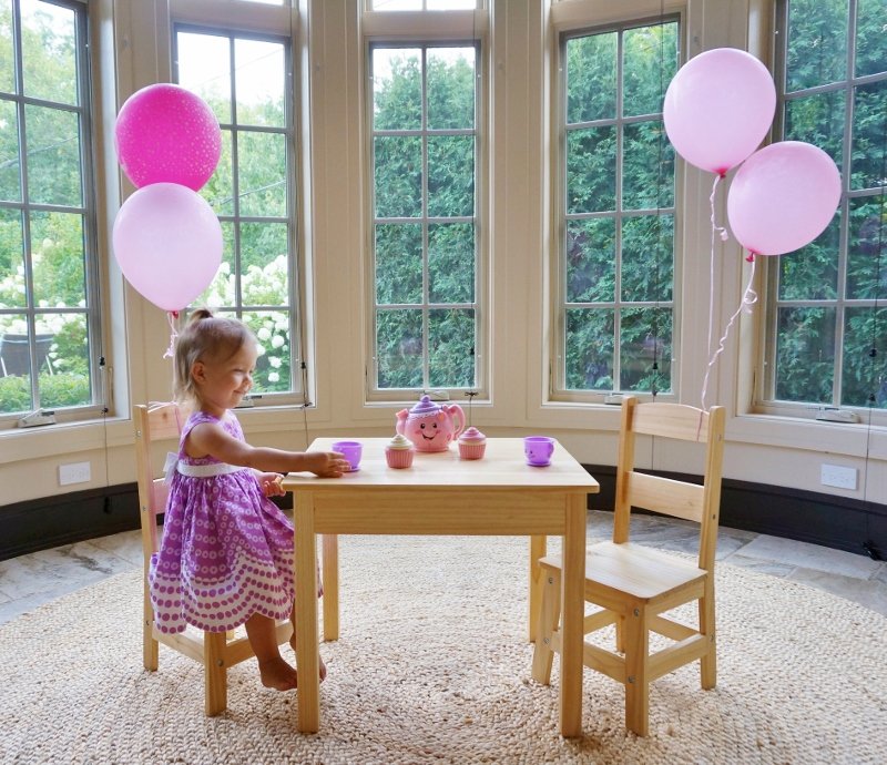 Tea party with my oldest baby girl