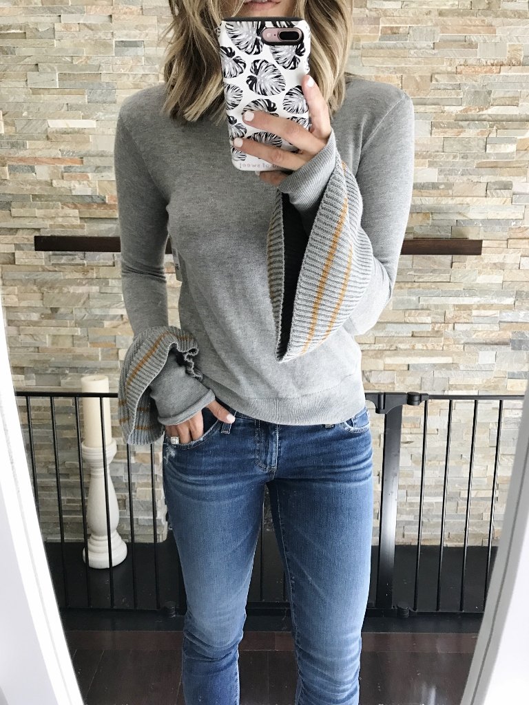 Nordstrom Anniversary Sale, sweater and denim