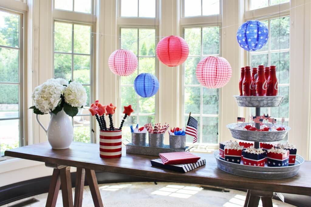 4th of July party decor, Roomplace 