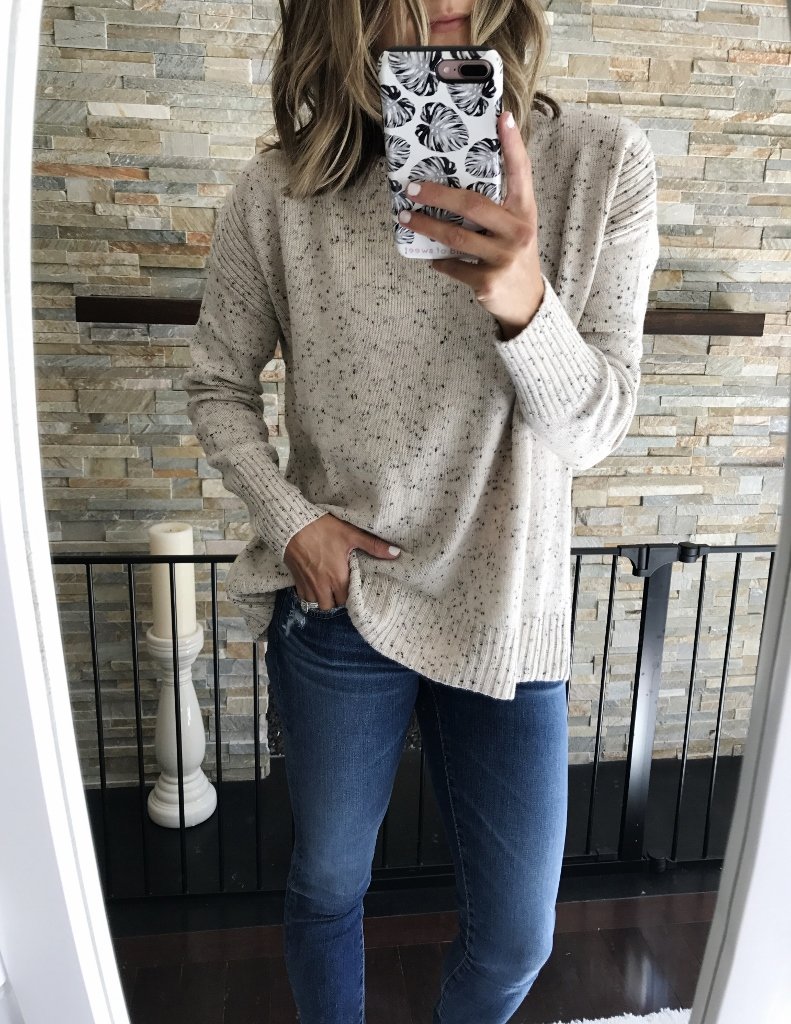 Nordstrom Anniversary Sale, sweater and denim