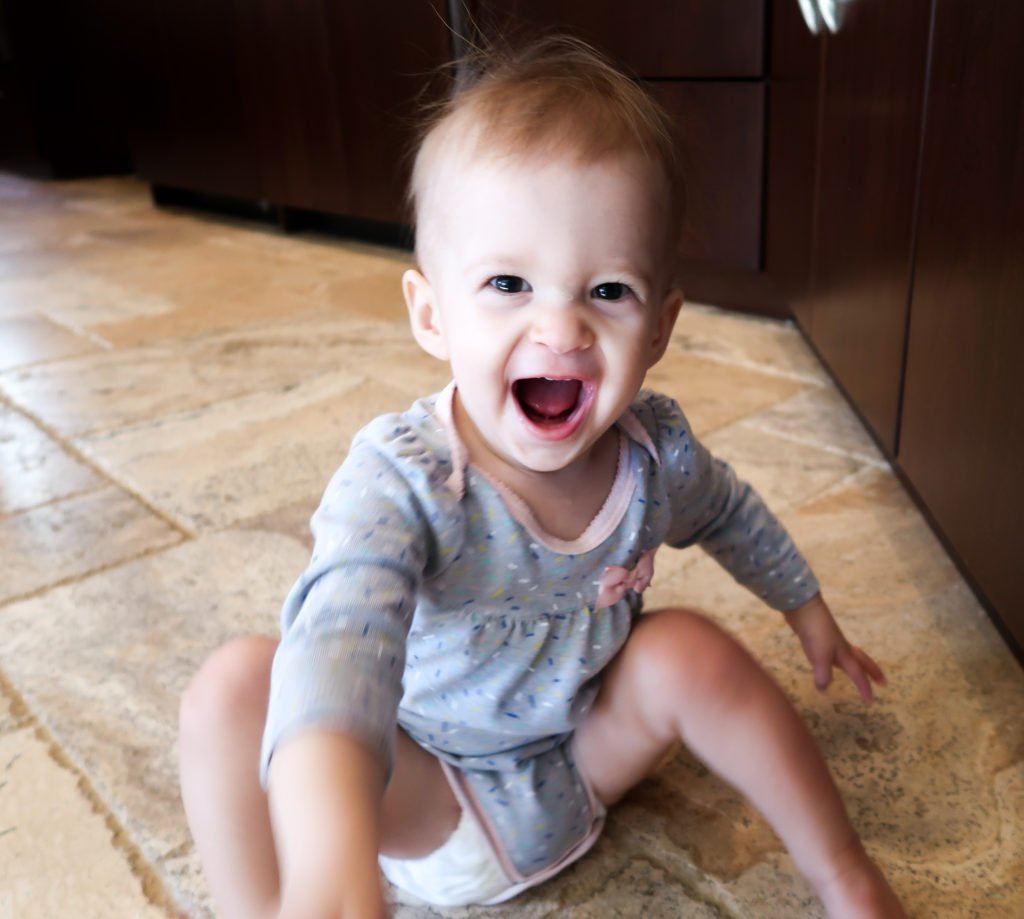 Baby girl, 1st birthday