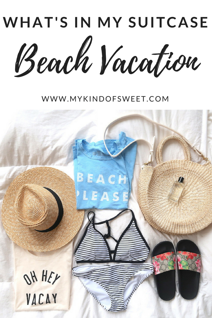 What's In My Suitcase: Beach Vacation