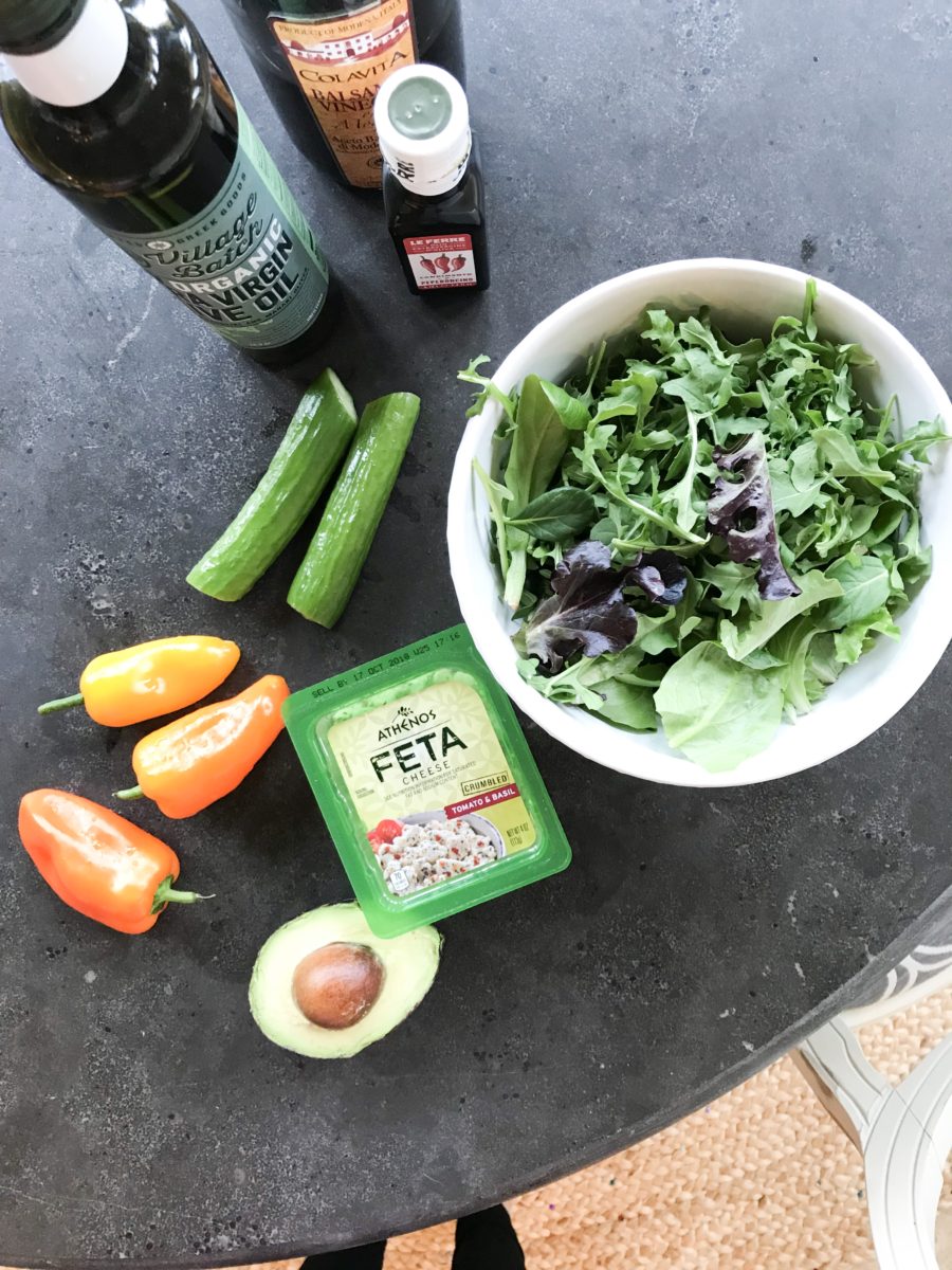 3 day food diary--salad