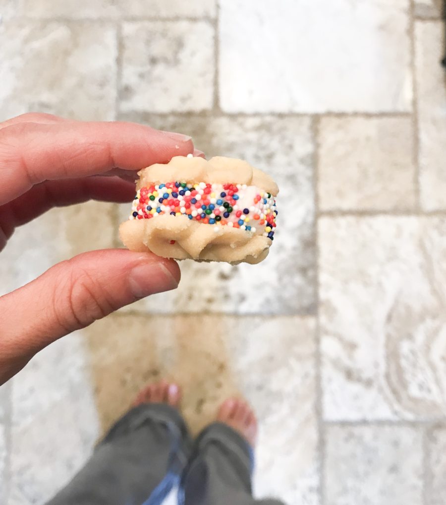 3 day food diary--butter cookie