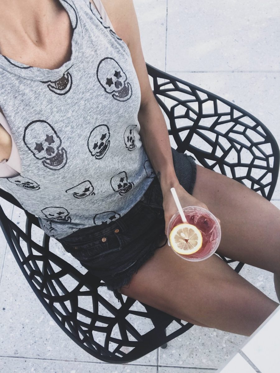 Tank, shorts