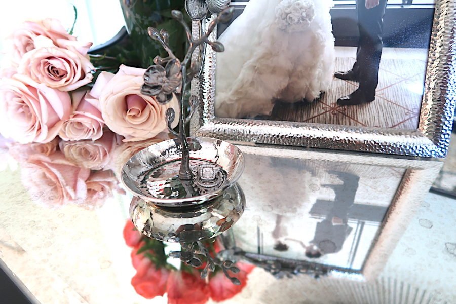 Wedding registry, ring holder