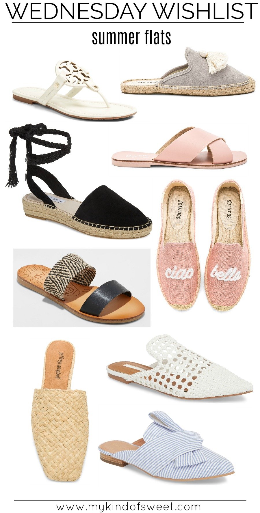 Wednesday Wishlist, summer flats