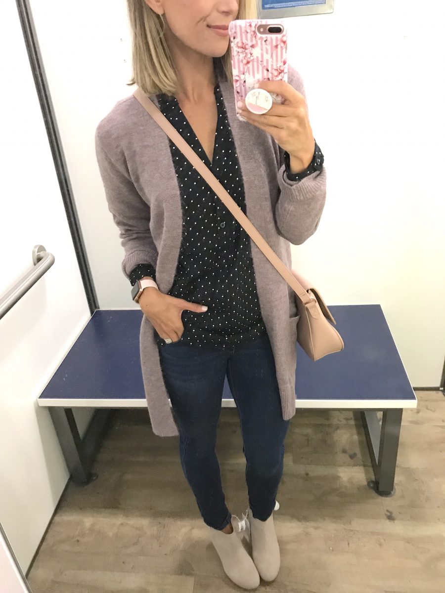Old Navy plush-knit cardigan