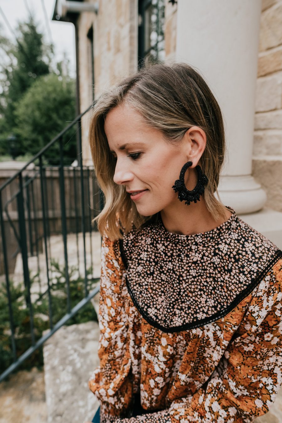 Black earrings