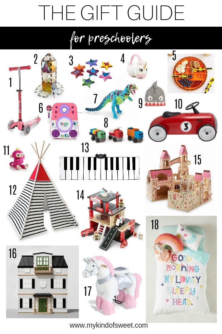 The Gift Guide for preschoolers
