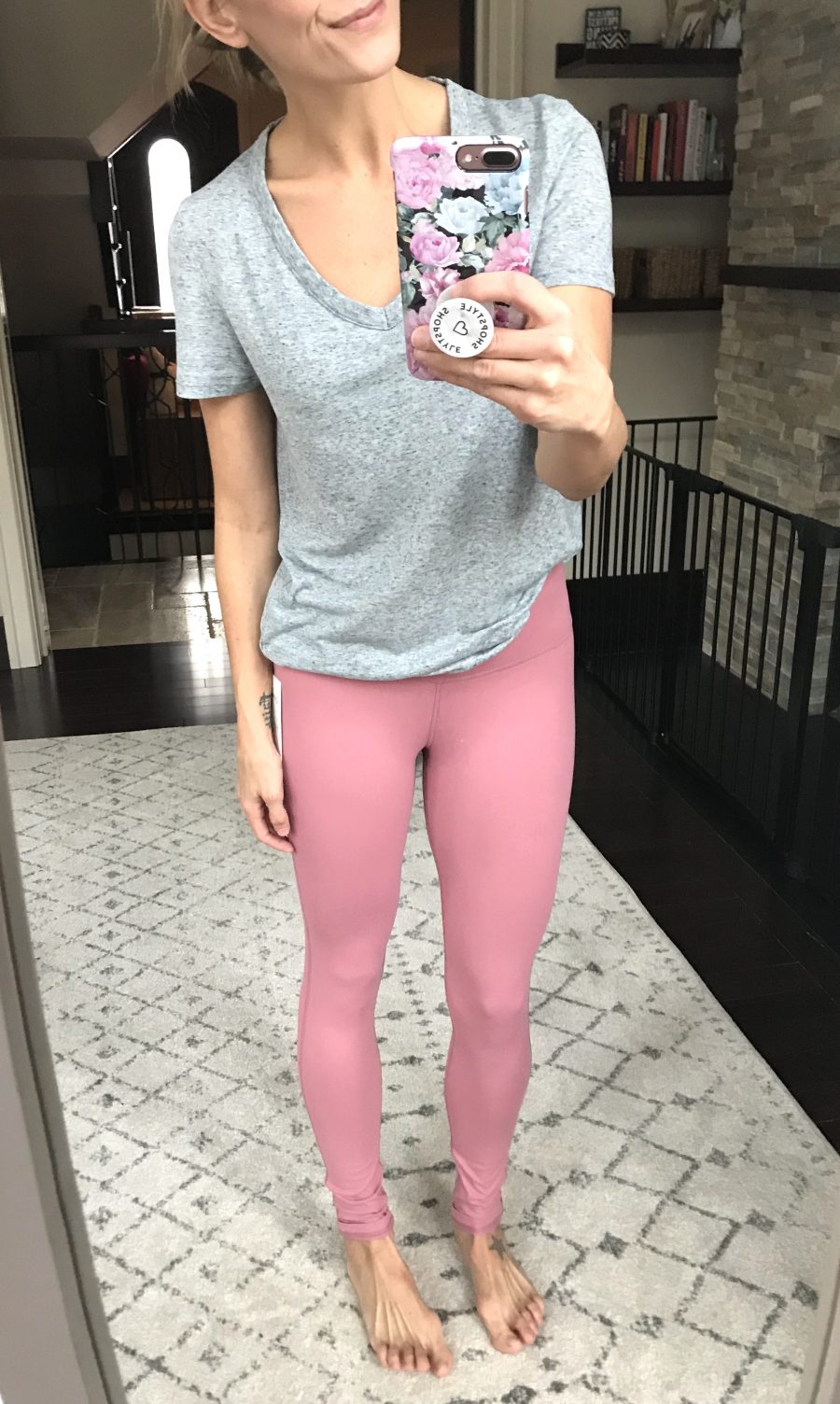 November Amazon haul, pink leggings