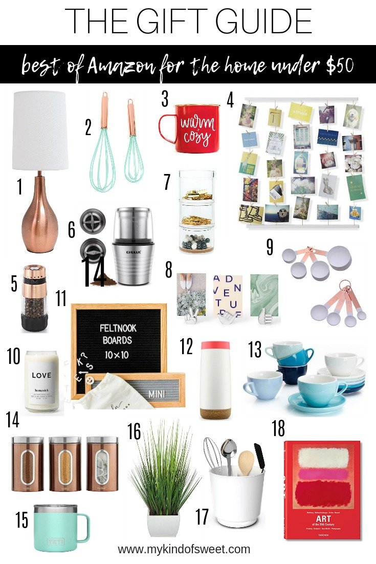 Holiday Gift Guide, best of Amazon for home under $50