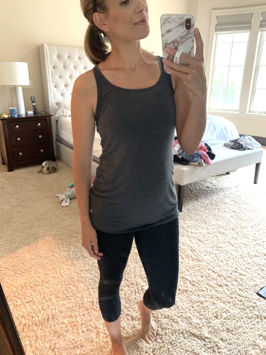 Activewear tank and leggings