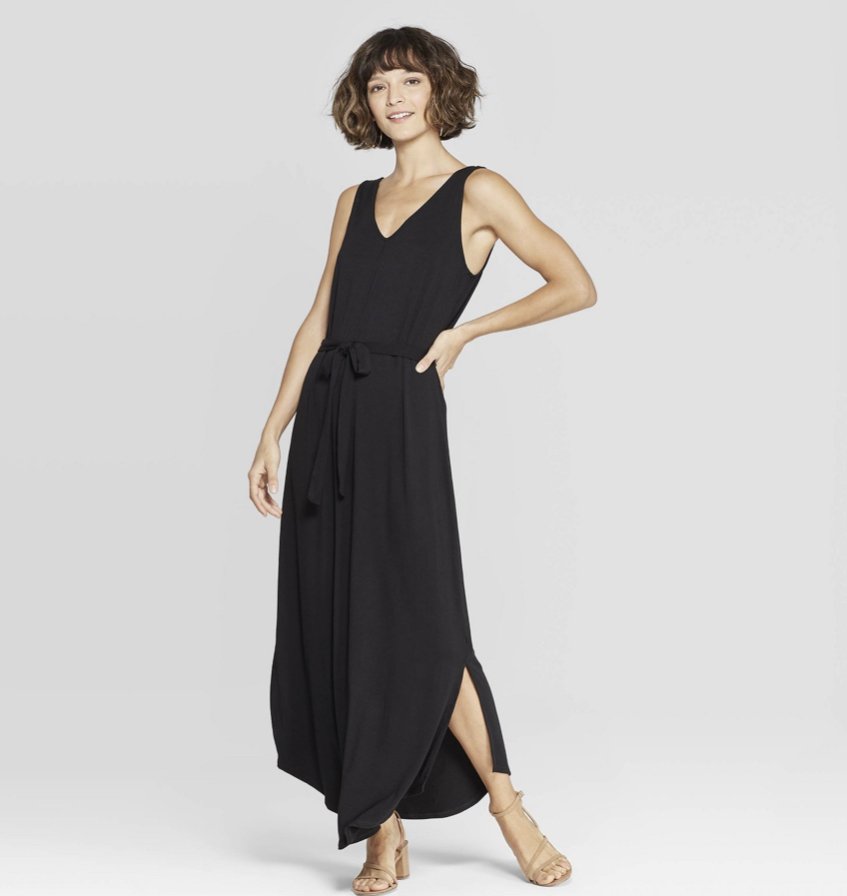 $28 black maxi dress