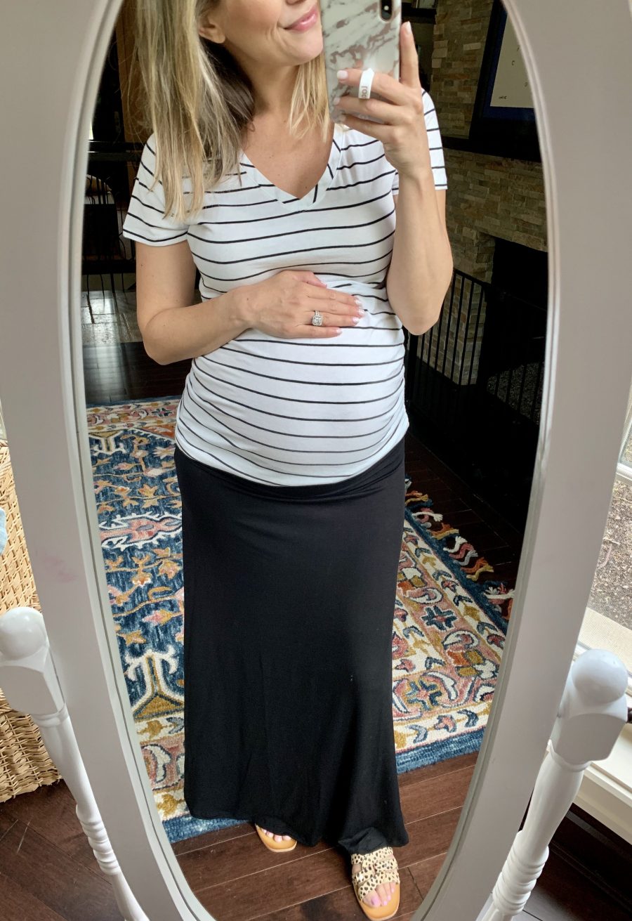 May Amazon Fashion Haul, black maxi skirt