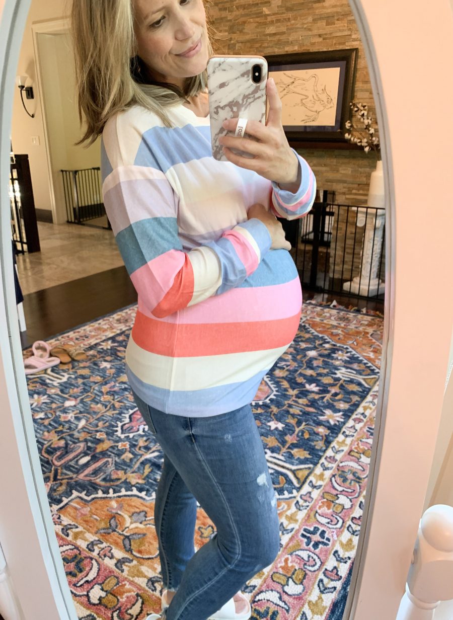 Amazon Fashion Haul, striped tee