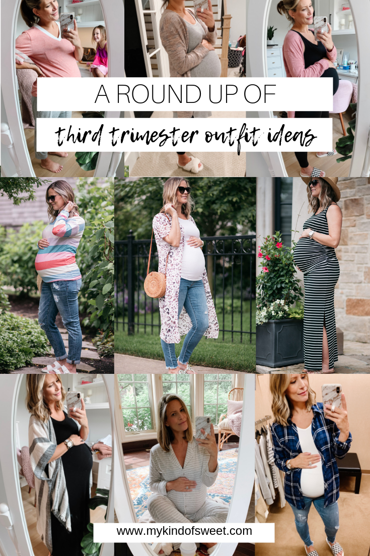 Round Up Of Third Trimester Outfit Ideas