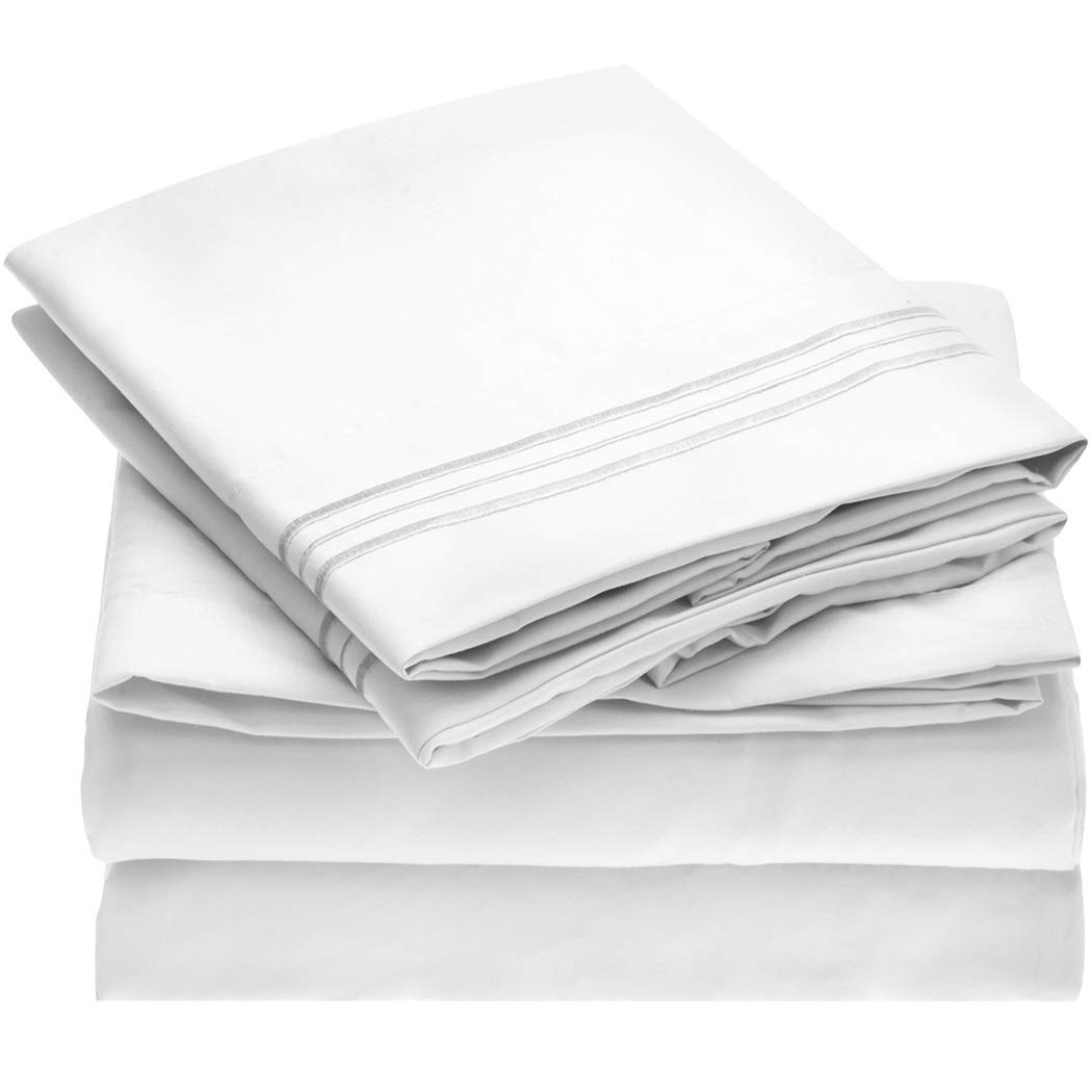 August Top Fives: 4 piece king sheet set
