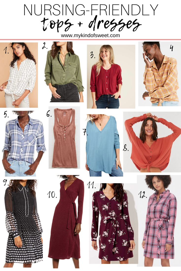 Nursing-Friendly Tops + Dresses | October 2019