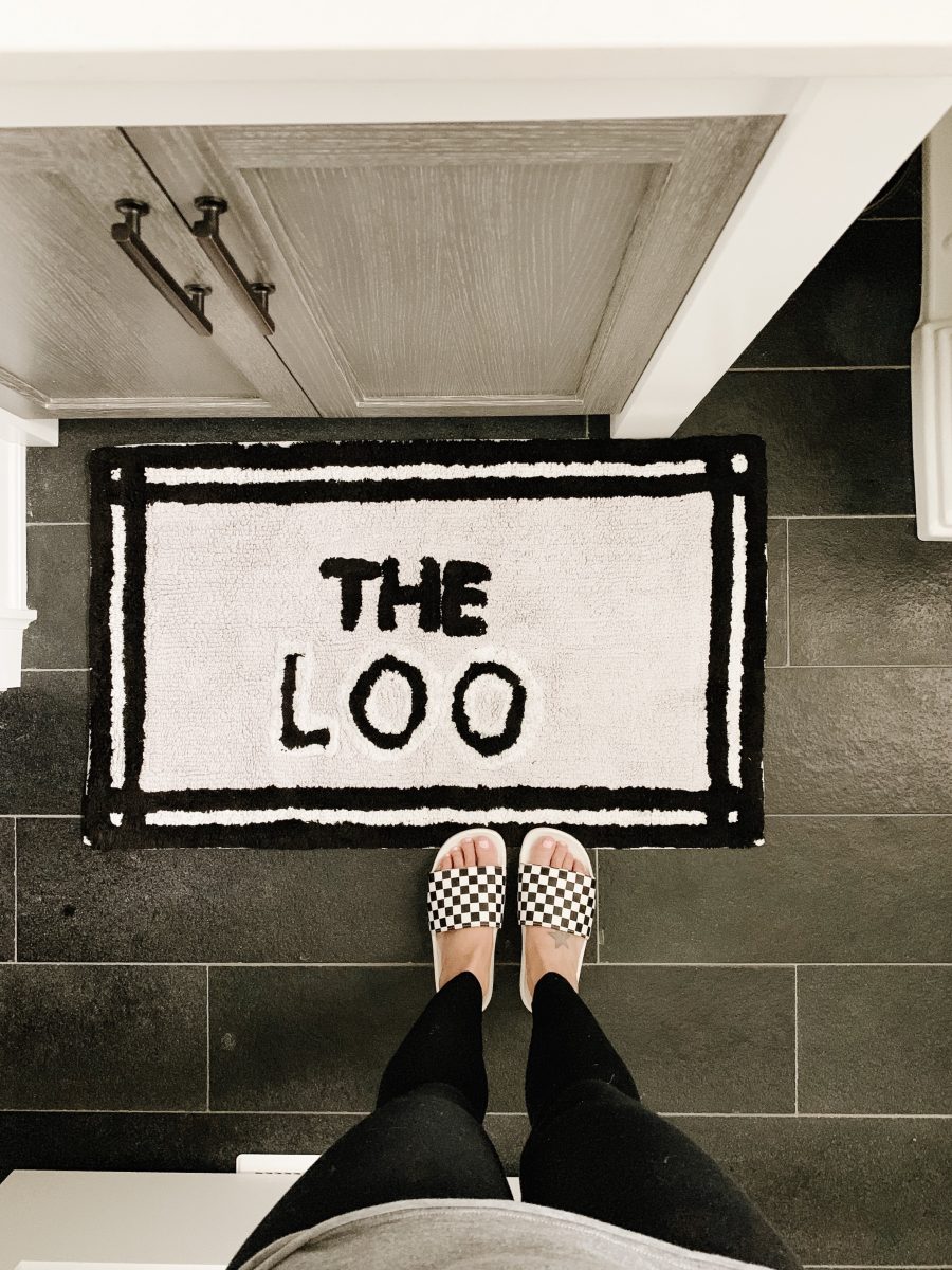 My Kind of Sweet Home: Rugs, bathroom