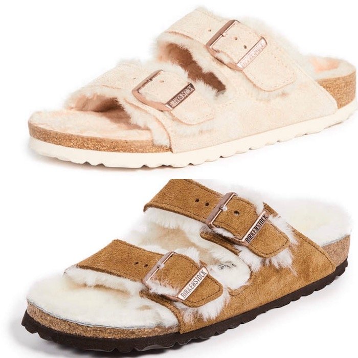 Friday Five Shearling Birkenstocks