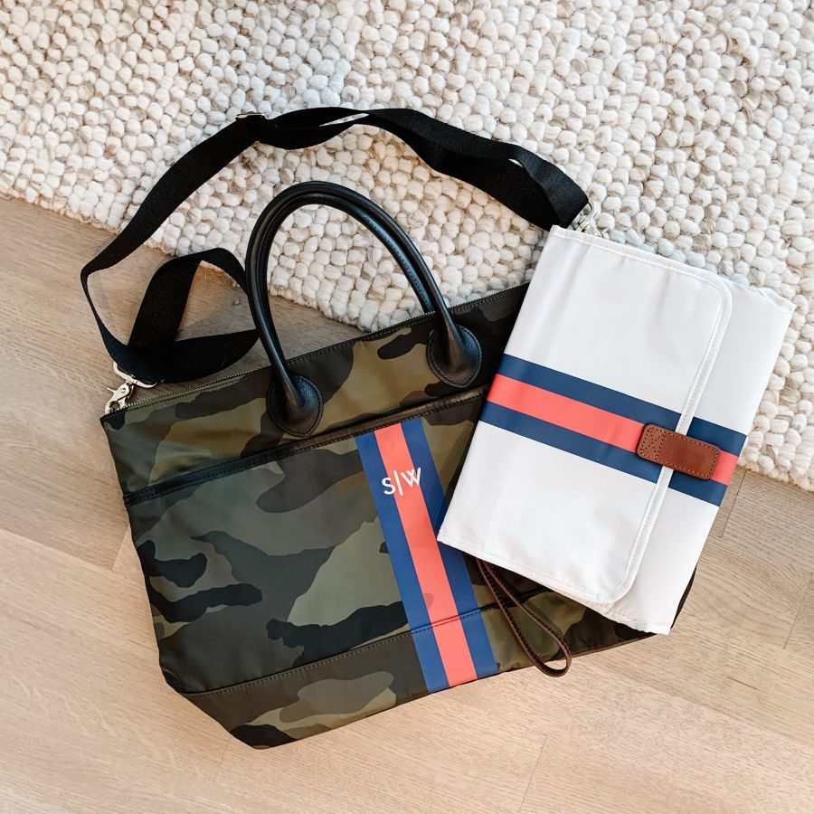 Friday Five diaper bag and changing pad clutch
