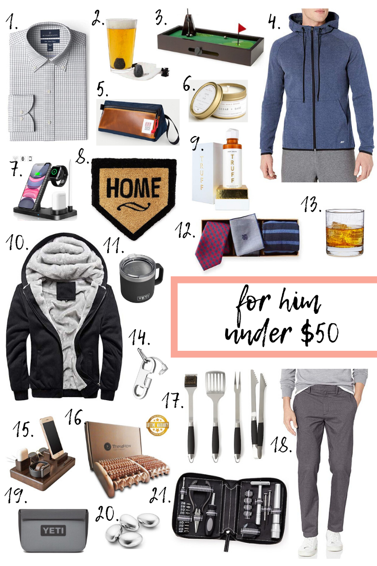 Holiday gift guide for him under $50