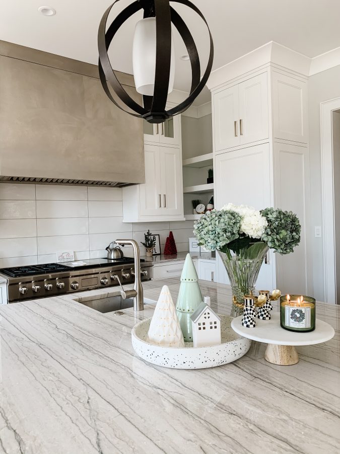 Christmas decor in the kitchen