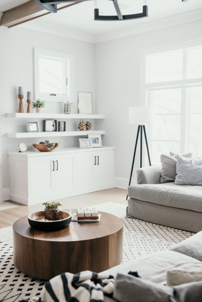 Sharing our family room progress and our experience with the online interior designers of Havenly to create a warm and welcoming space. 