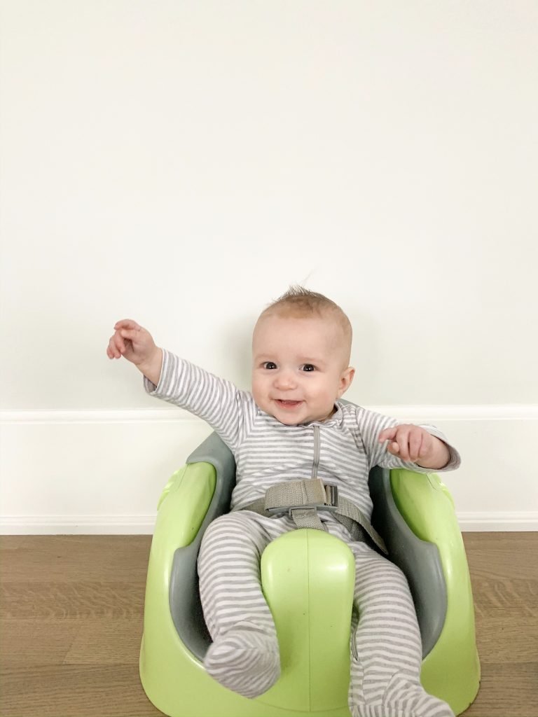 Baby Gray is 5 months old! Sharing a 5 month update on sleep, breastfeeding, food, routine, milestones + our favorite products we use every day...