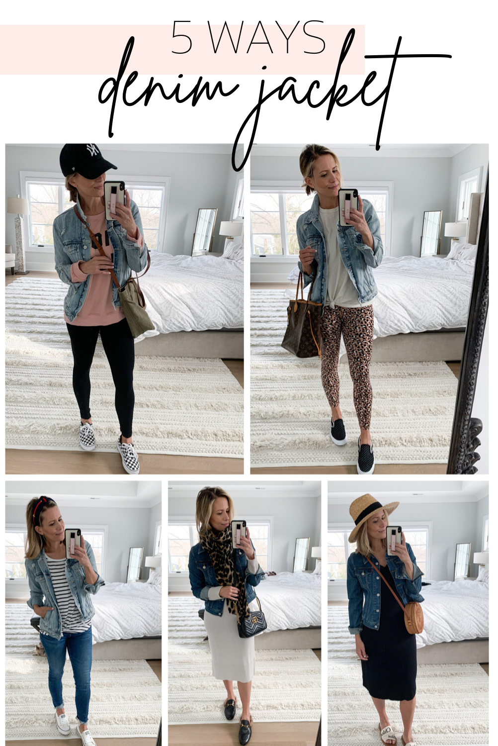 A Denim Jacket 5 Ways