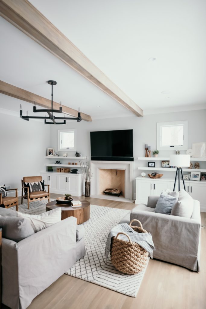 Sharing our family room progress and our experience with the online interior designers of Havenly to create a warm and welcoming space. 