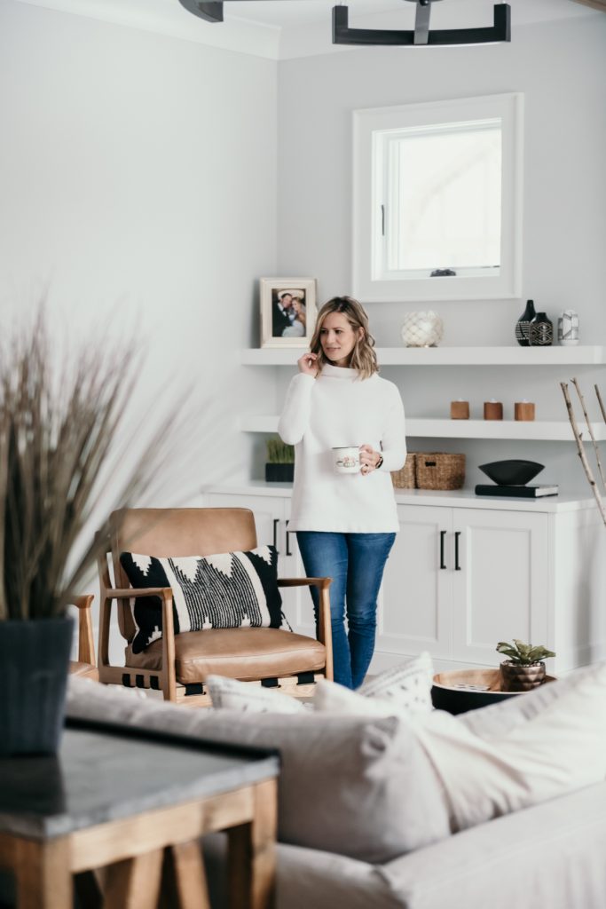 Sharing our family room progress and our experience with the online interior designers of Havenly to create a warm and welcoming space. 