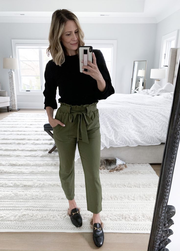 I've rounded up a spring amazon haul of my favorite finds including lightweight sweaters, paper bag waist pants, and graphic tees. 
