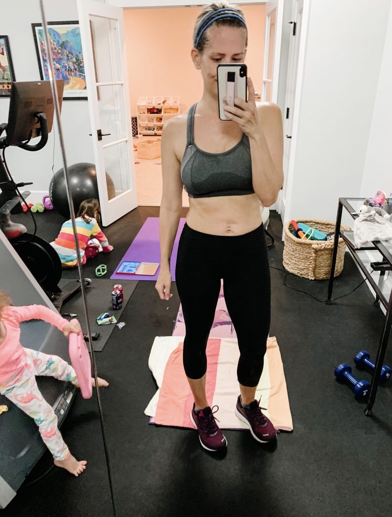 Home workout tips and tricks for with kids which includes consistency, utilizing nap times and early mornings, and including them.