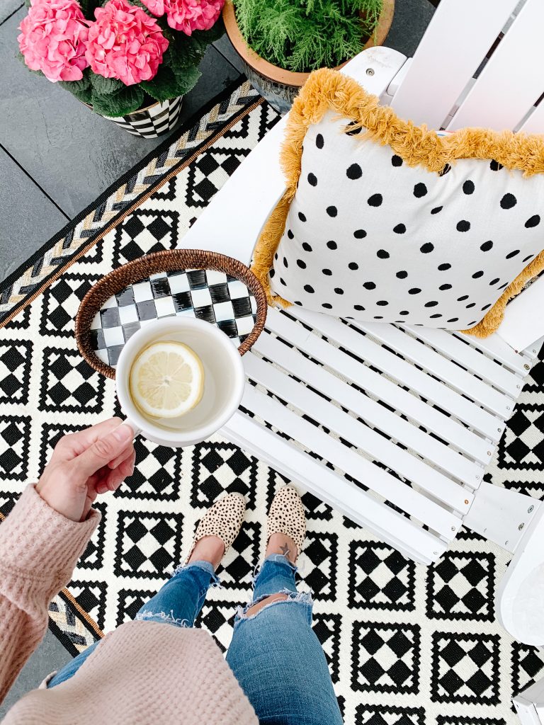I've partnered with MacKenzie Childs to share some of my favorite home pieces to spruce up your space this spring.