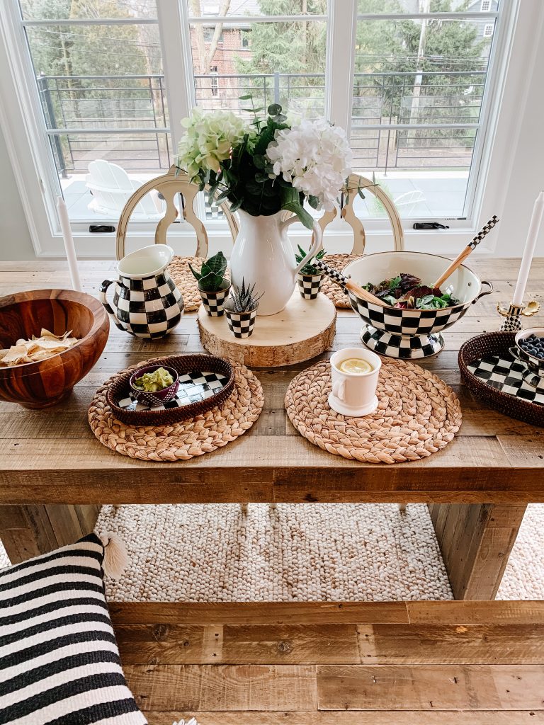 I've partnered with MacKenzie Childs to share some of my favorite home pieces to spruce up your space this spring.