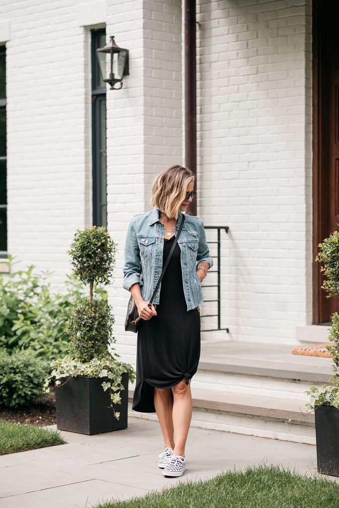 Today I'm sharing a few more Amazon Fashion Favorites that have been on repeat since last summer featuring a midi dress and denim jacket.