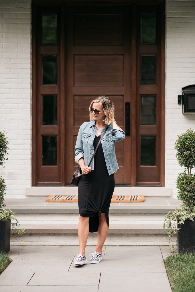 Today I'm sharing a few more Amazon Fashion Favorites that have been on repeat since last summer featuring a midi dress and denim jacket.