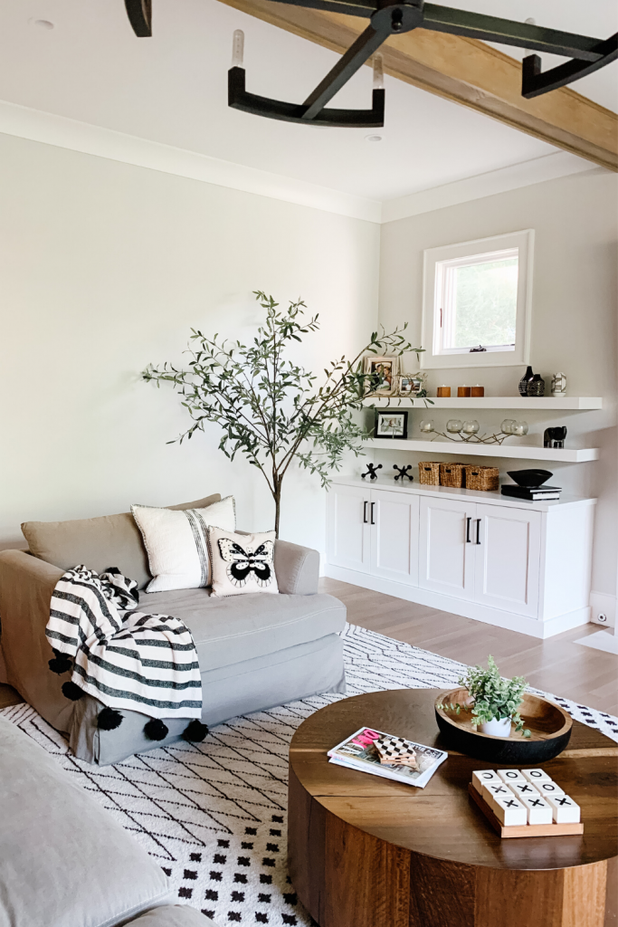 House update, family room