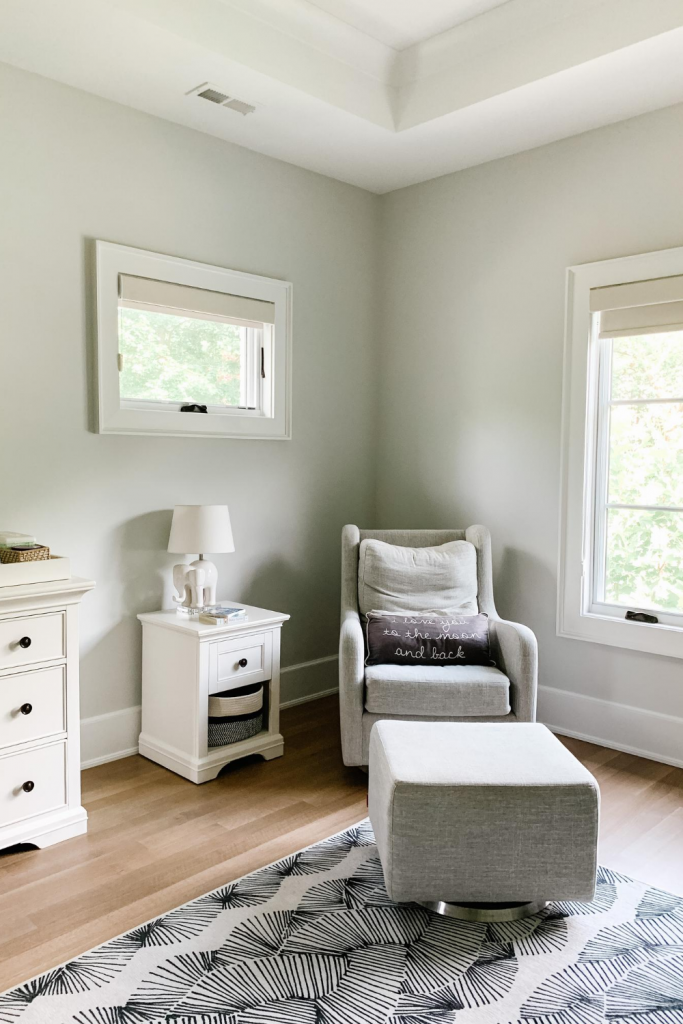 Today I'm sharing an update on Baby Gray's nursery. I've chosen vey neutral colors with pops of print and animal accents. 