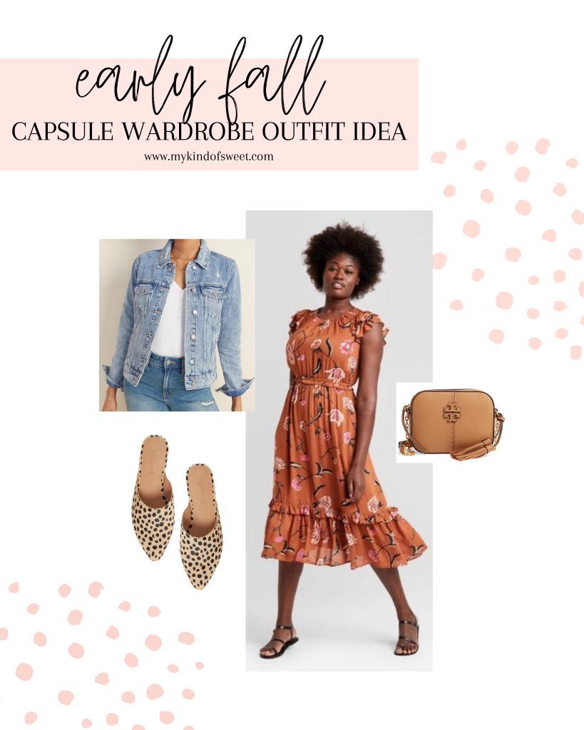 Easy fall capsule wardrobe outfit idea