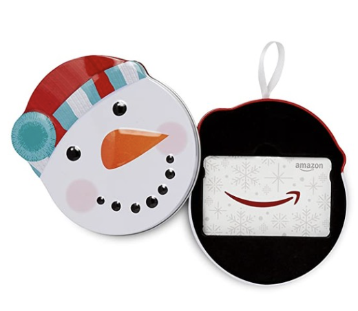 Teacher Gift Guide: AMAZON GIFT CARD IN A HOLIDAY GIFT BOX | When in doubt, go for an Amazon gift card. Most teachers have to buy a lot of their own supplies.