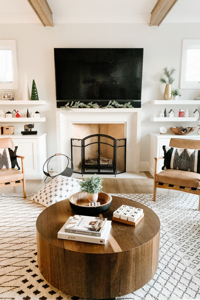 Christmas tree and holiday decor